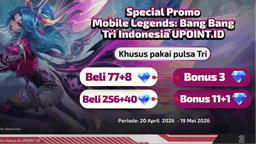 Double Keuntungan Buat Pejuang Ranked! Top Up MLBB Pakai Pulsa Tri
